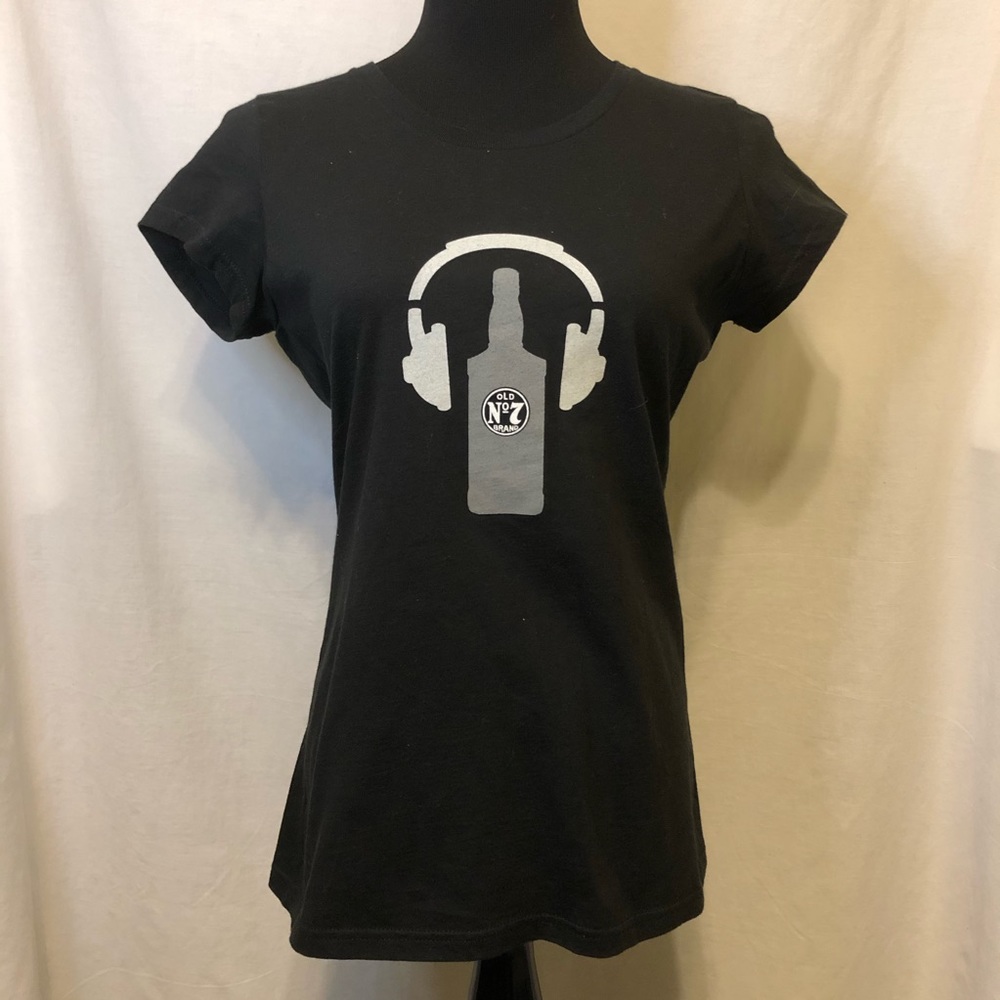 Jack Daniel’s Graphic Fitted T Shirt - Black